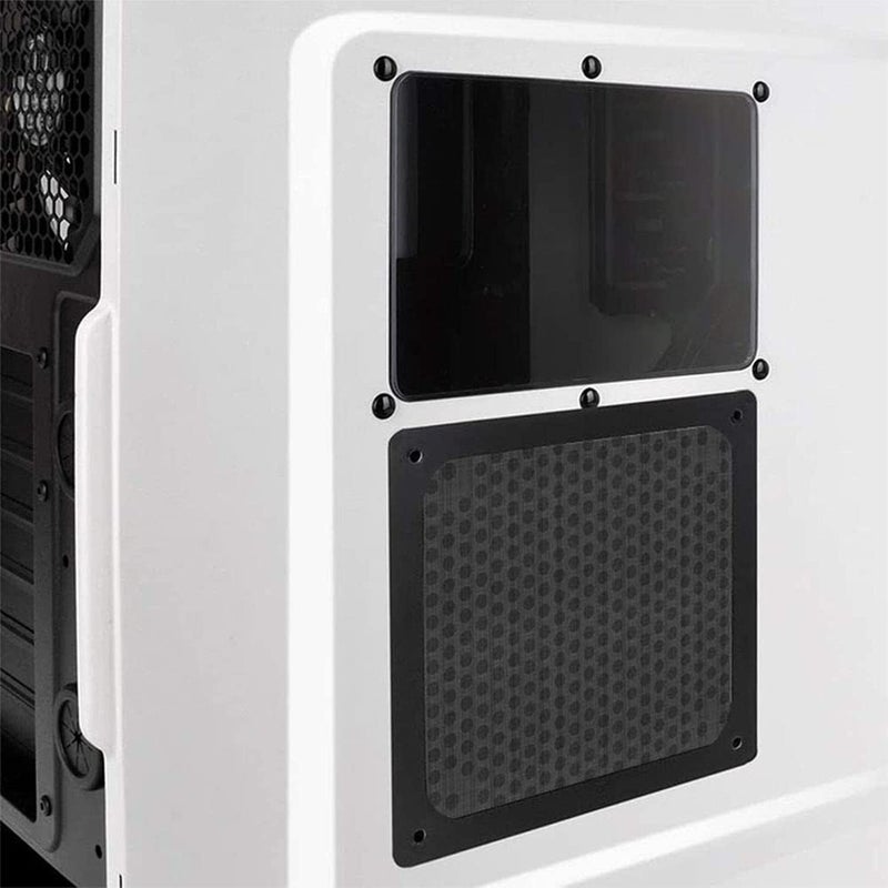 ZYAMY 4pcs 140mm PC Fan Dust Filter Magnetic Frame Computer Fan Grills Dust Mesh PC Cooler Filter Screen Dustproof Case Covers 14cm x 14cm, Black - Image 5